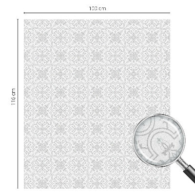 Matinė klijuojama plėvelė langams Gėlių simetrija