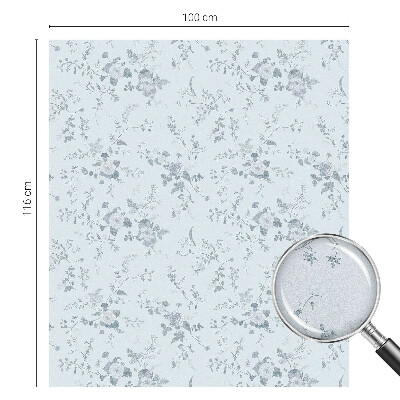 Plėvelė langams privatumui vitražas Subtilūs žiedai