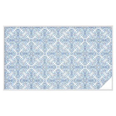 Nepermatoma plėvelė langams Mėlynos plytelės