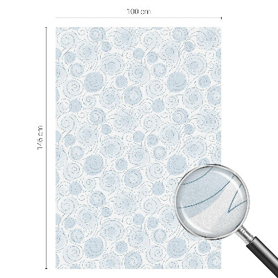 Matinė klijuojama plėvelė langams Spiraliniai raštai