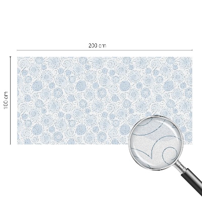 Matinė klijuojama plėvelė langams Spiraliniai raštai