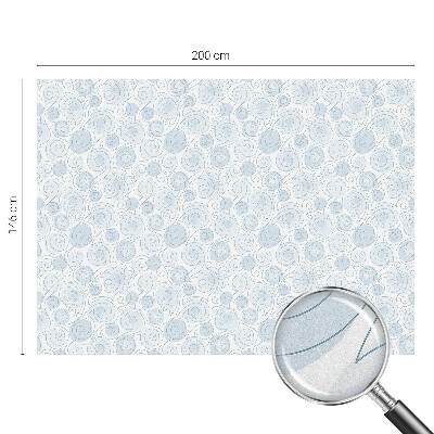 Matinė klijuojama plėvelė langams Spiraliniai raštai