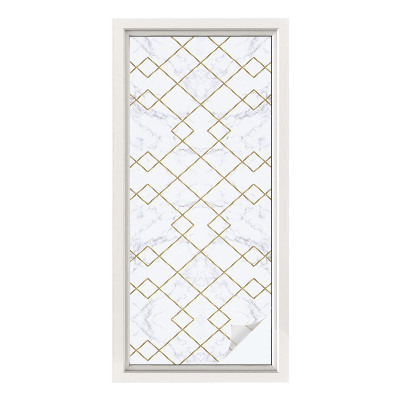 Matinė plėvelė langams su vitražo efektu Geometrinės linijos