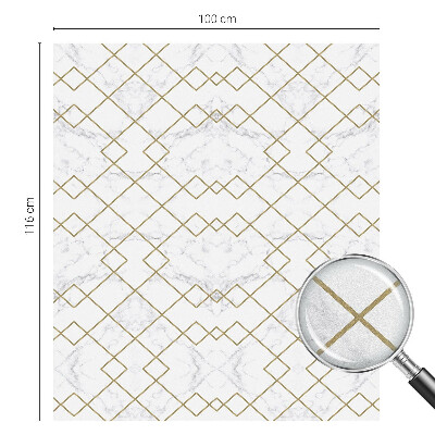 Matinė plėvelė langams su vitražo efektu Geometrinės linijos