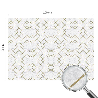 Matinė plėvelė langams su vitražo efektu Geometrinės linijos
