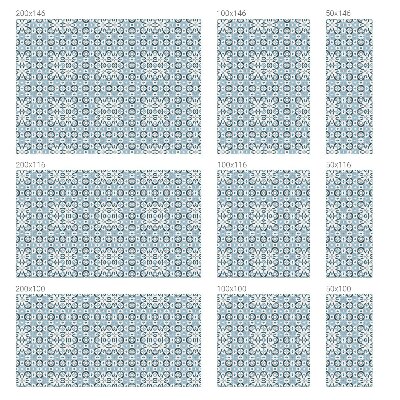 Nepermatoma plėvelė langams Geometriniai raštai