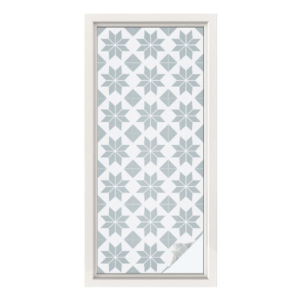 Pieninė plėvelė langams su raštu Geometrinės žvaigždės