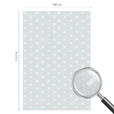 Matinė klijuojama plėvelė langams Subtilūs kryžiai