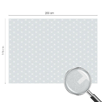 Matinė klijuojama plėvelė langams Subtilūs kryžiai