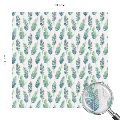 Nepermatoma plėvelė langams Tropiniai lapai