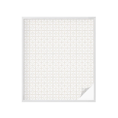 Matinė klijuojama plėvelė langams Geometriniai raštai