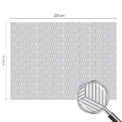 Matinė klijuojama plėvelė langams Šešiakampės kietosios medžiagos