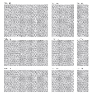 Matinė klijuojama plėvelė langams Šešiakampės kietosios medžiagos