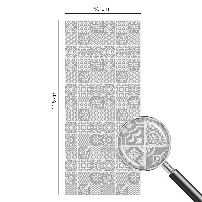 Matinė klijuojama plėvelė langams Geometrinis elegancija