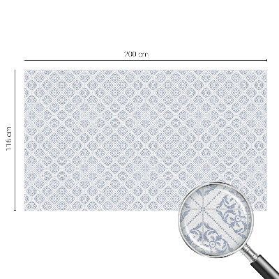 Matinė plėvelė langams su vitražo efektu Subtilūs rozetės