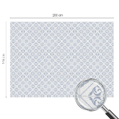 Matinė plėvelė langams su vitražo efektu Subtilūs rozetės