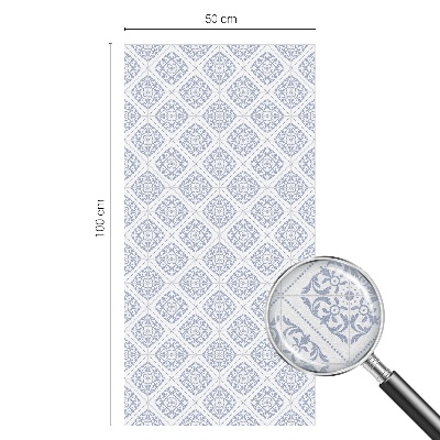 Matinė plėvelė langams su vitražo efektu Subtilūs rozetės