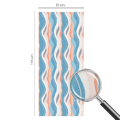 Pieninė plėvelė langams su raštu Banguotas ritmas