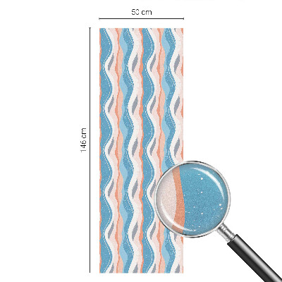 Pieninė plėvelė langams su raštu Banguotas ritmas