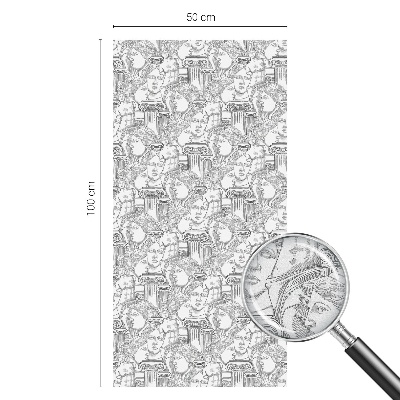 Matinė klijuojama plėvelė langams Klasikiniai portretai