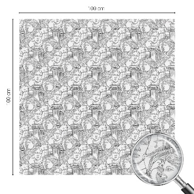 Matinė klijuojama plėvelė langams Klasikiniai portretai