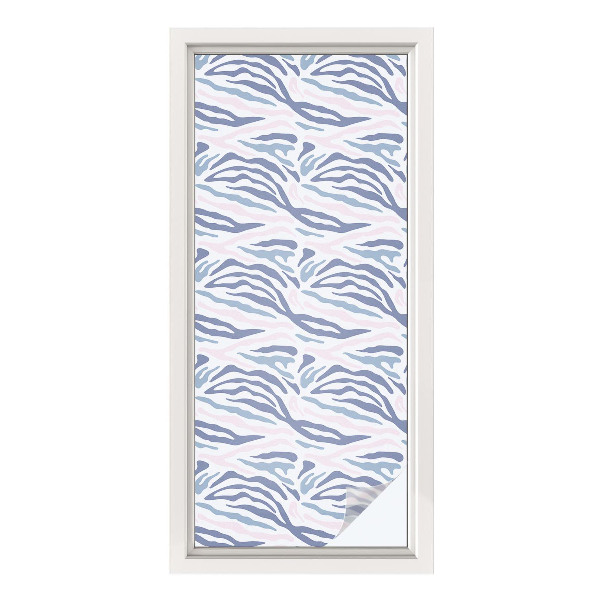 Nepermatoma plėvelė langams Zebro raštas