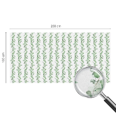 Plėvelė langams privatumui vitražas Žalios girliandos