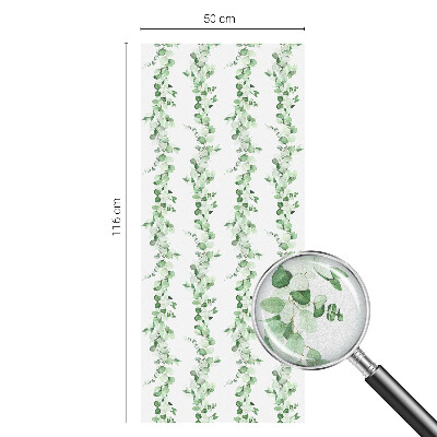 Plėvelė langams privatumui vitražas Žalios girliandos