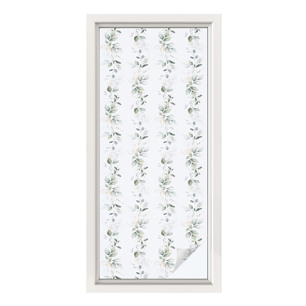 Matinė plėvelė langams su vitražo efektu Augalų žavesys