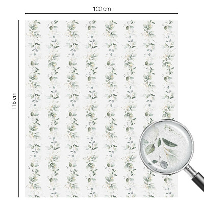 Matinė plėvelė langams su vitražo efektu Augalų žavesys