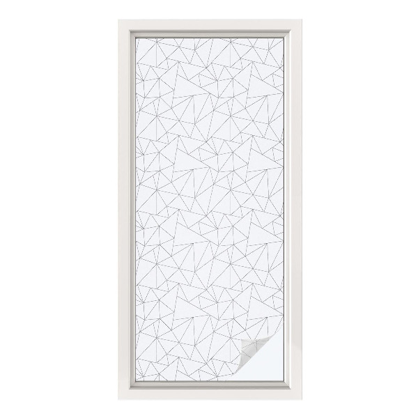 Pieninė plėvelė langams su raštu Geometriniai raštai