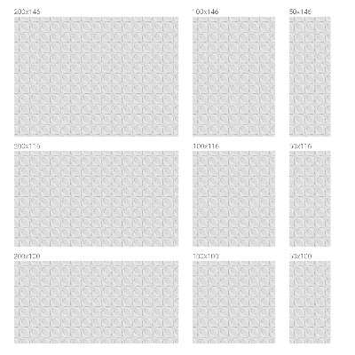 Matinė klijuojama plėvelė langams Banguotos formos