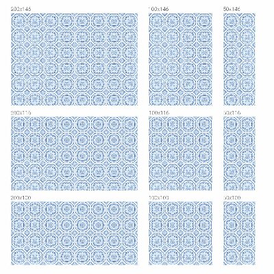 Matinė plėvelė langams su vitražo efektu Gėlių ornamentai