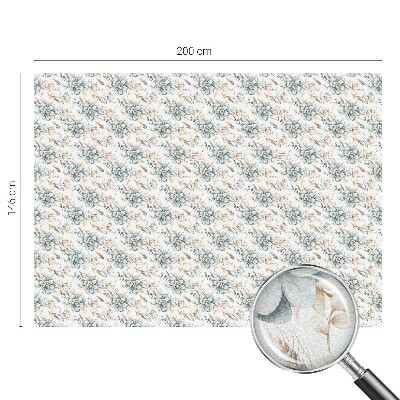 Matinė plėvelė langams su vitražo efektu Gėlių elegancija