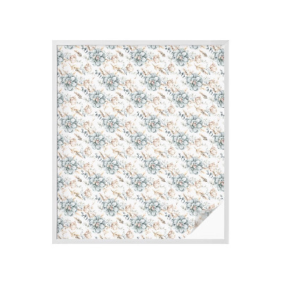 Matinė plėvelė langams su vitražo efektu Gėlių elegancija