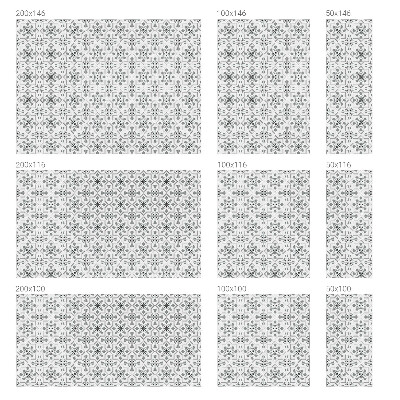 Pieninė plėvelė langams su raštu Simetriniai ornamentai