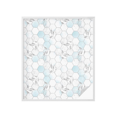 Matinė klijuojama plėvelė langams Lapų plytelės