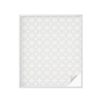 Matinė plėvelė langams su vitražo efektu Gėlių simetrija