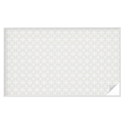 Matinė plėvelė langams su vitražo efektu Gėlių simetrija