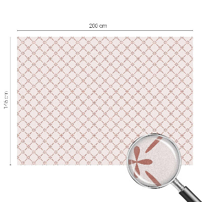 Pieninė plėvelė langams su raštu Gėlių raštai