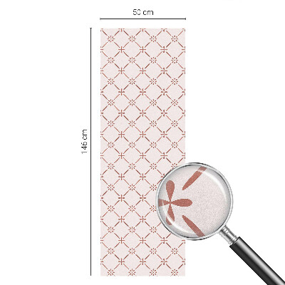 Pieninė plėvelė langams su raštu Gėlių raštai