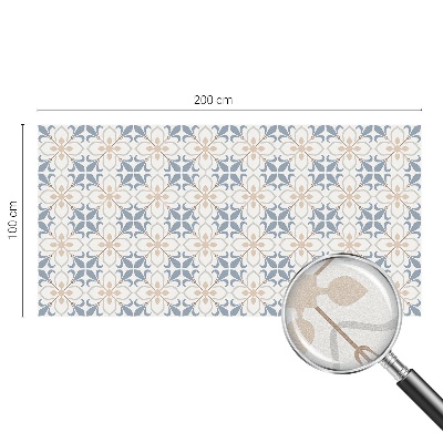 Matinė plėvelė langams su vitražo efektu Gėlių grožis