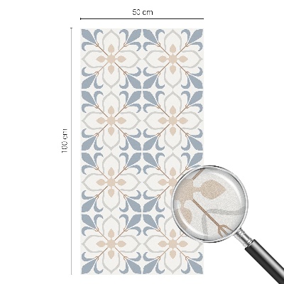 Matinė plėvelė langams su vitražo efektu Gėlių grožis