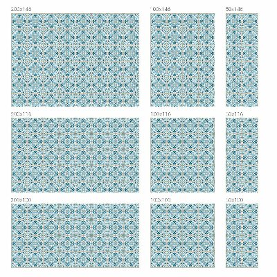 Matinė plėvelė langams su vitražo efektu Gėlių plytelės