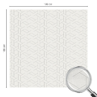 Plėvelė langams privatumui vitražas Geometrinis pynimas