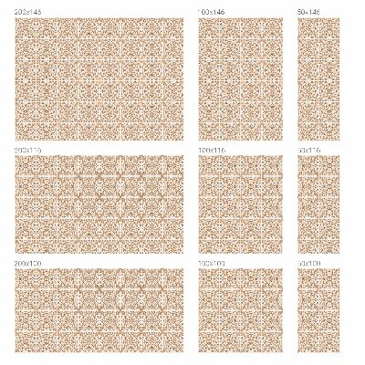 Matinė klijuojama plėvelė langams Klasikinis ornamentas