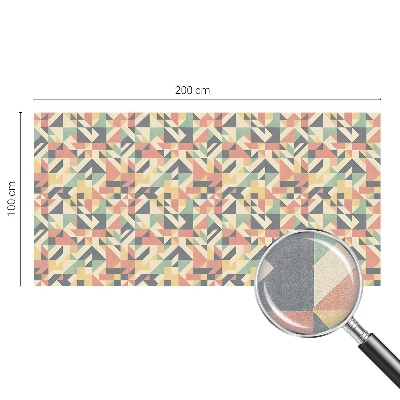 Matinė plėvelė langams su vitražo efektu Geometrijos energija