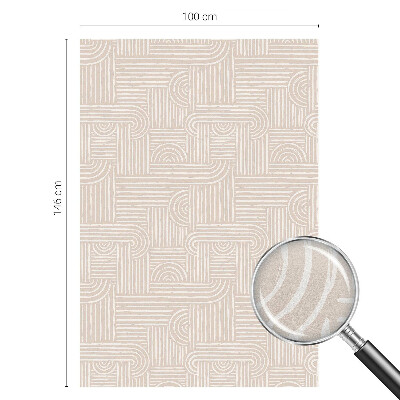 Matinė klijuojama plėvelė langams Geometrinis raštas