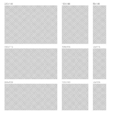 Nepermatoma plėvelė langams Geometrinis motyvas