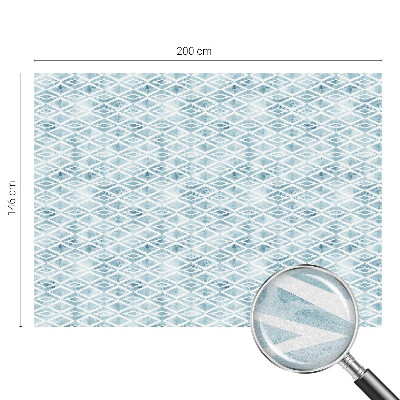 Pieninė plėvelė langams su raštu Mėlyni rombai